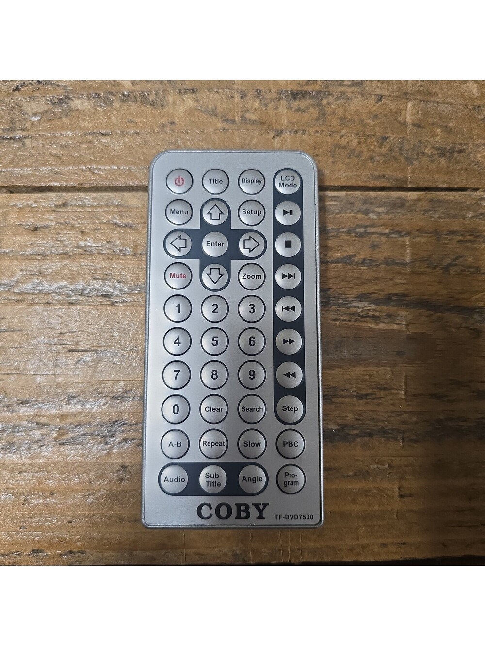Coby JX-2001C DVD Player Remote Control for DVD-237 (224 224M) OEM No Back Cover
